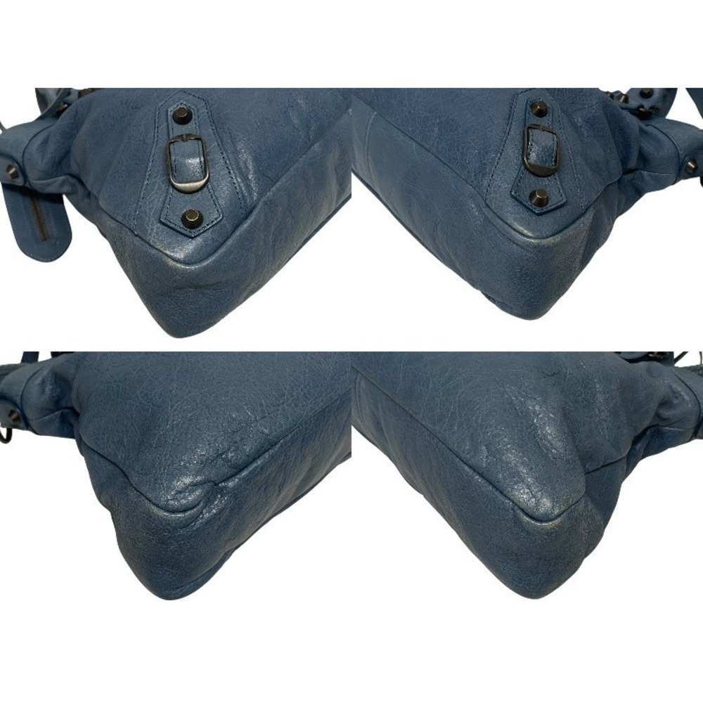 Balenciaga handbag leather The Town blue - Picture 6 of 9